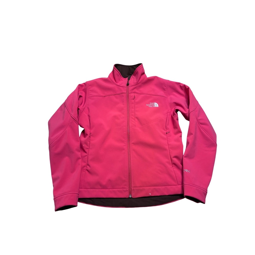 The North Face‎ Apex Bionic Softshell Jacket Pink Zip Front Women S
